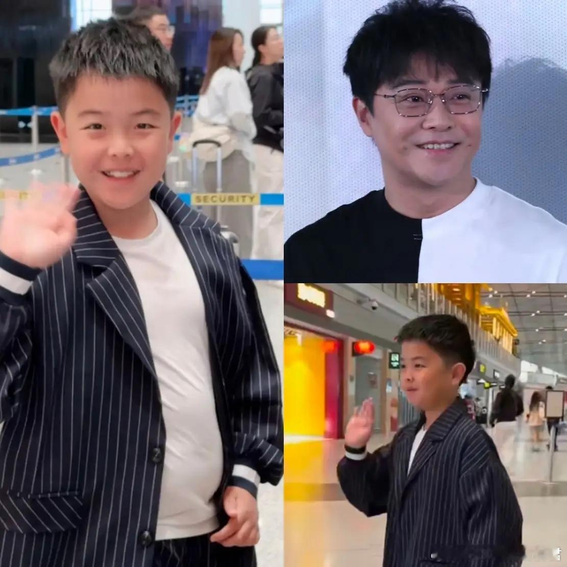我爸眼光是真毒啊，看见佟丽娅儿子，他指着这小孩儿说：很早以前我就说这小孩不一般。