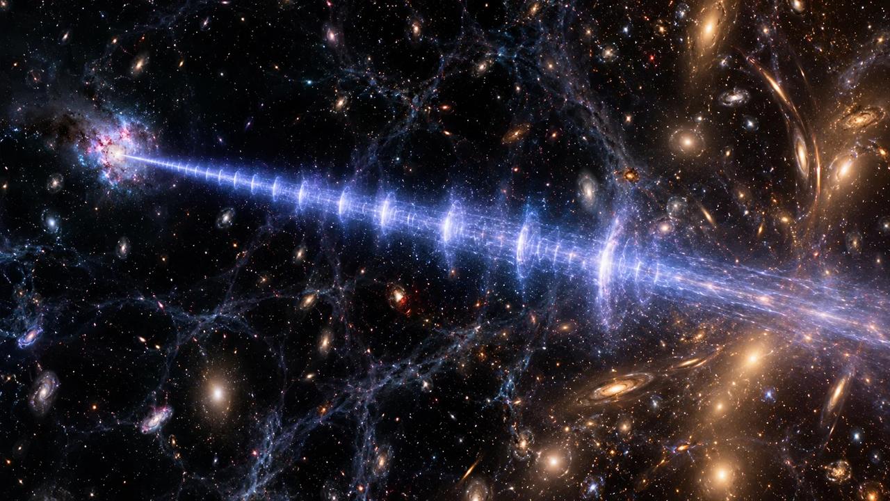 【宇宙深处传来强烈无线电信号，源头会是什么？】一个只持续几毫秒的无线电闪光，