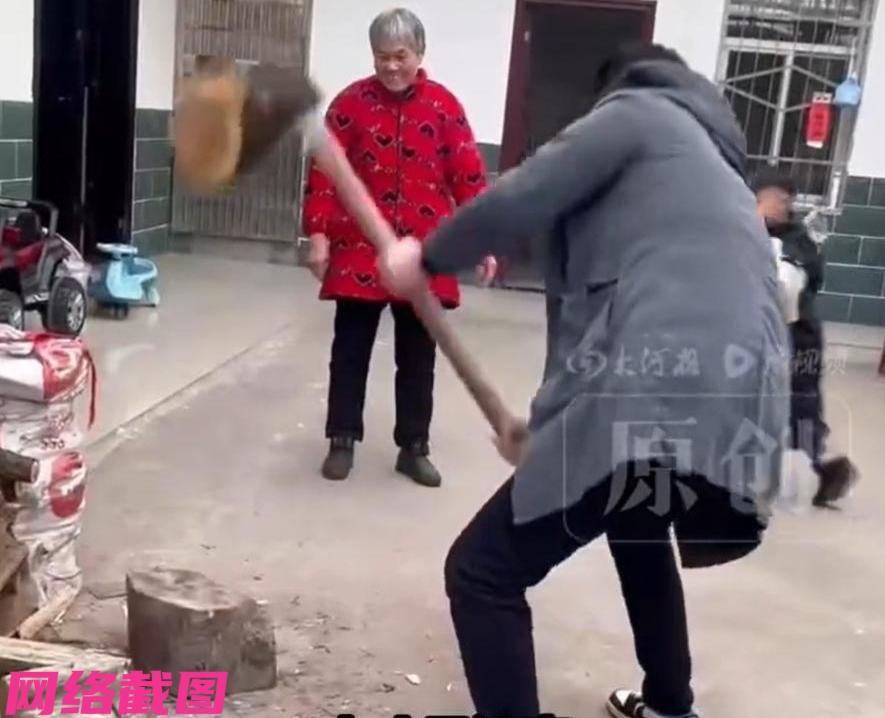 湖北黄冈有男子去丈母娘家过新年，只是男子没有想到，自己的小表现反而带来一次意外遭