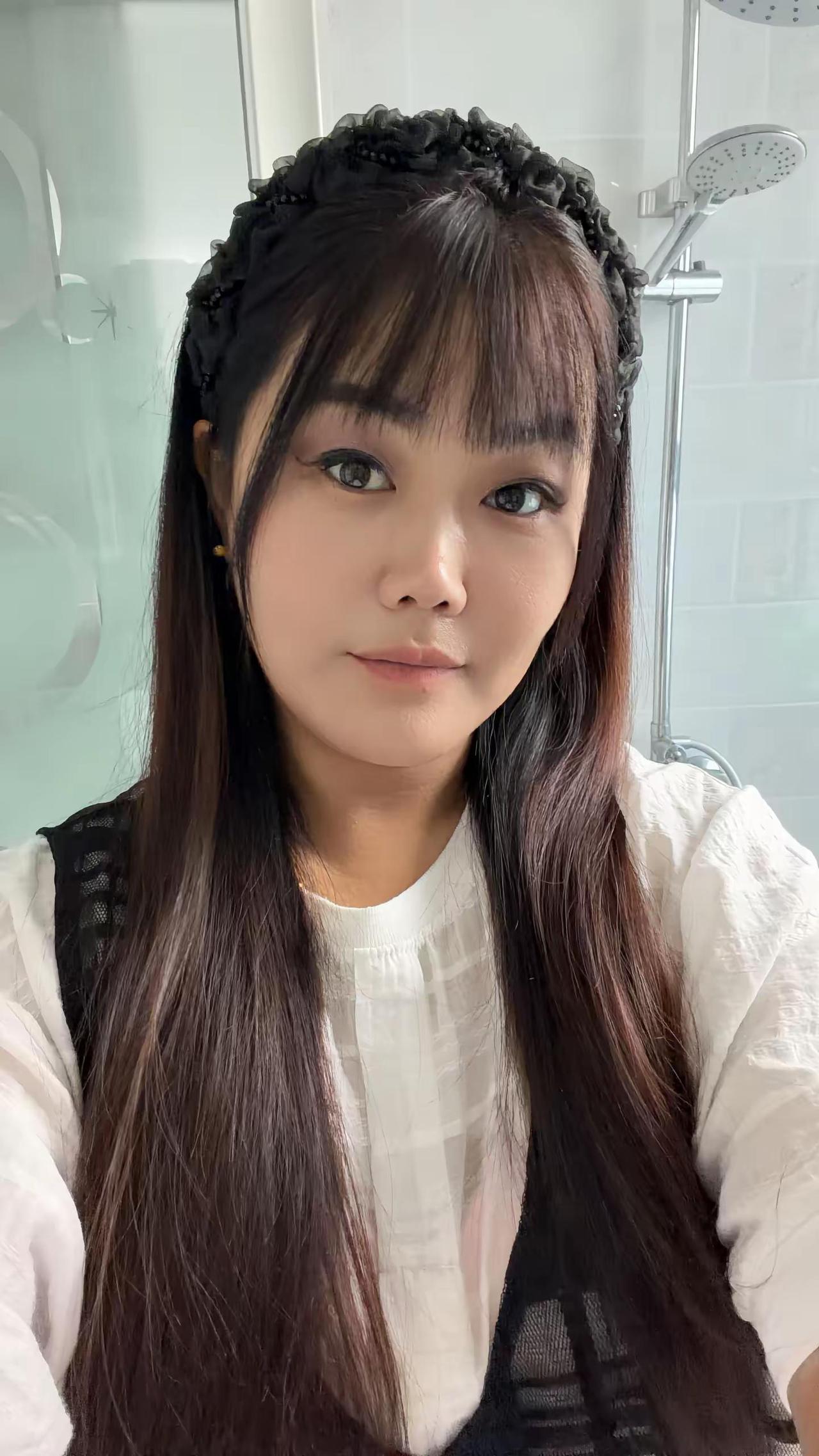 新发型遮大脸