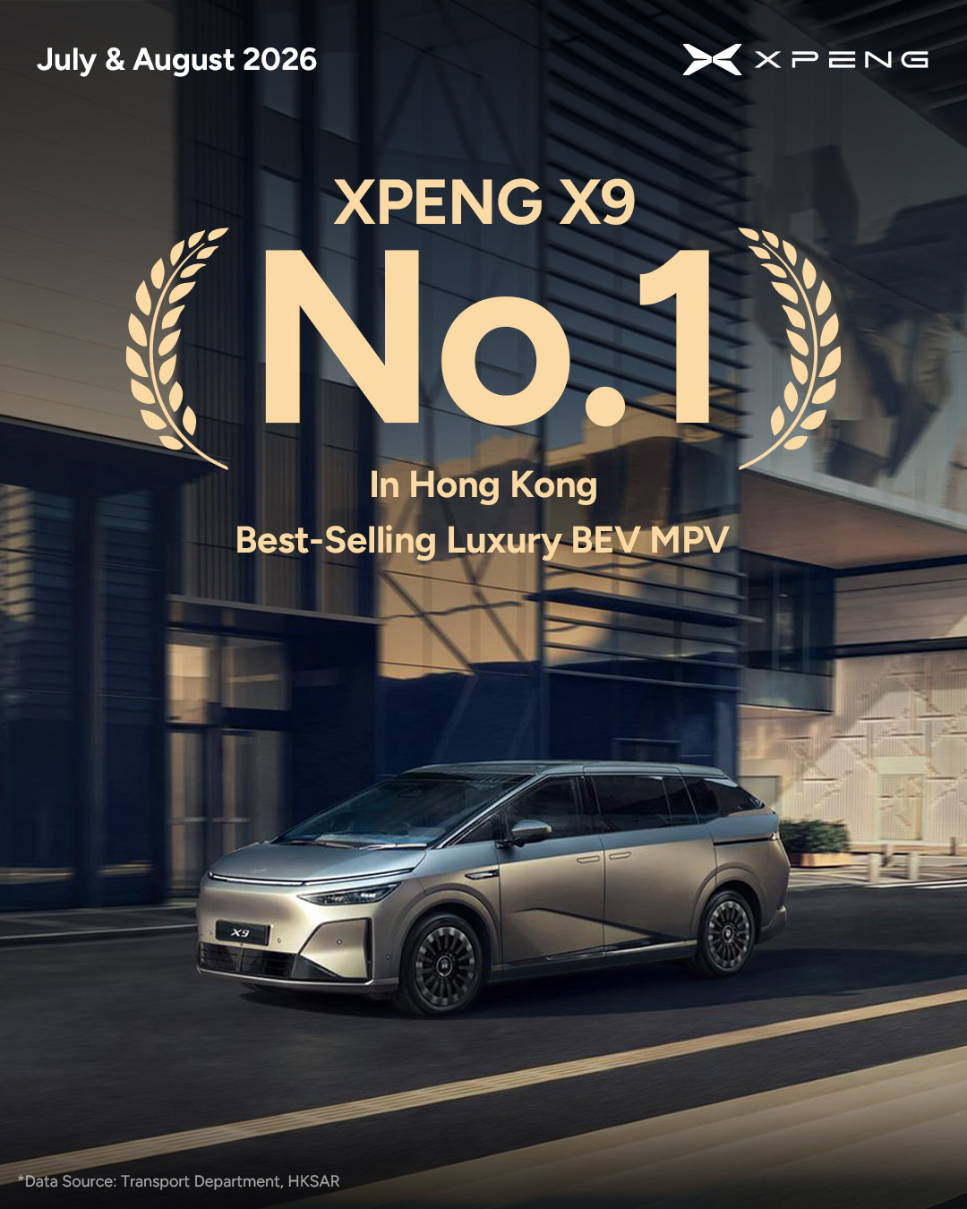 小鹏最近在香港的进展很快啊。今年7月、8月，小鹏X9拿下了香港豪华纯电MPV销量