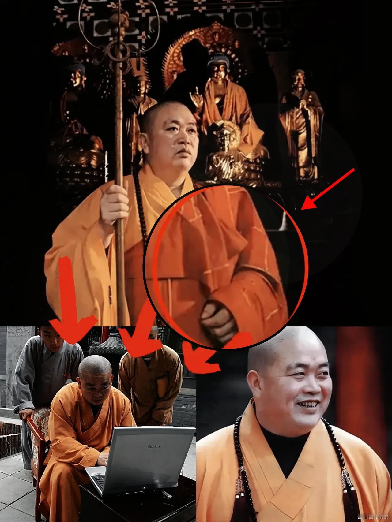 贫穷真的限制想象！就说那少林寺第三十代方丈释永信，一件袈裟竟值16万，豪车