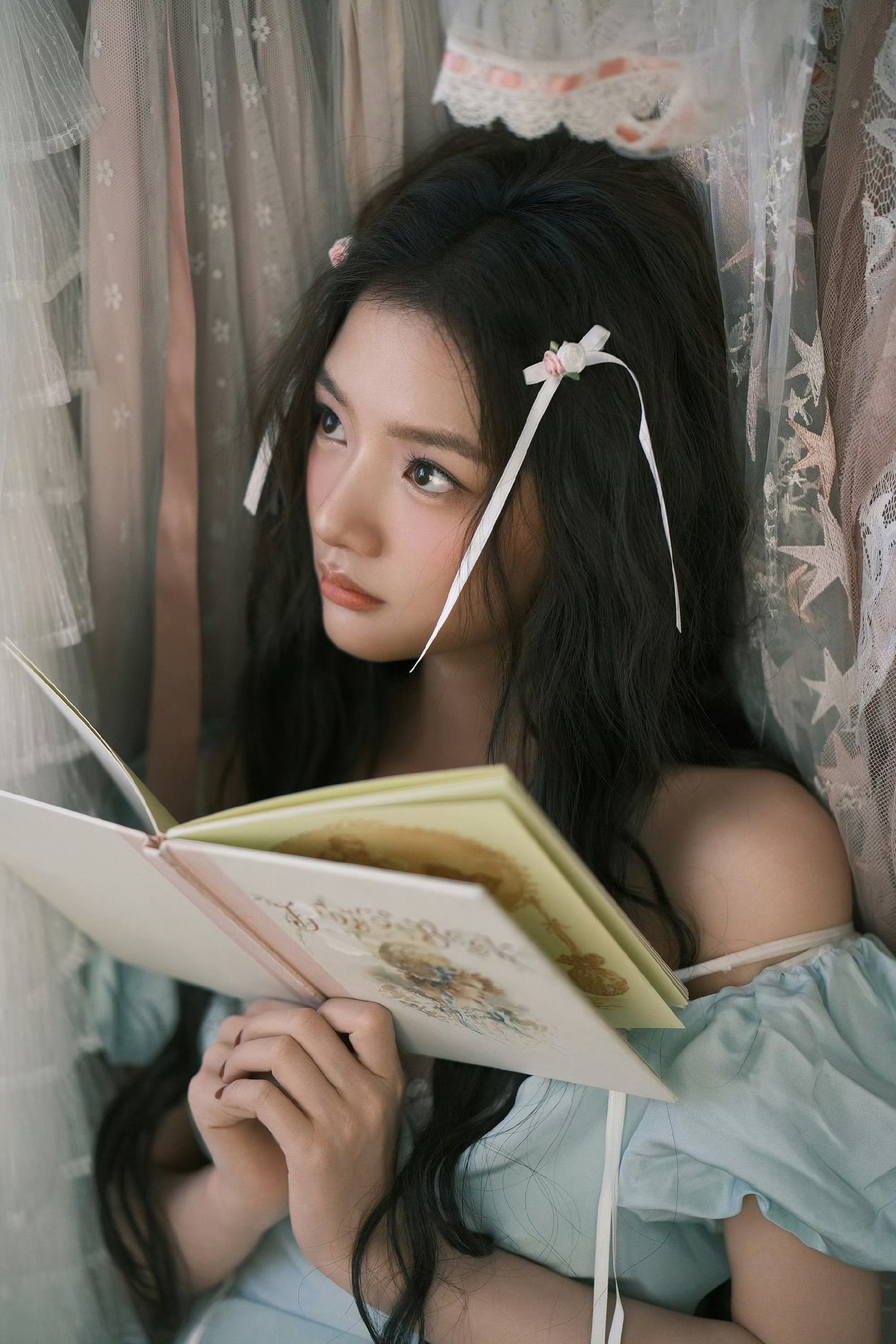 任敏，少女的模样。任敏