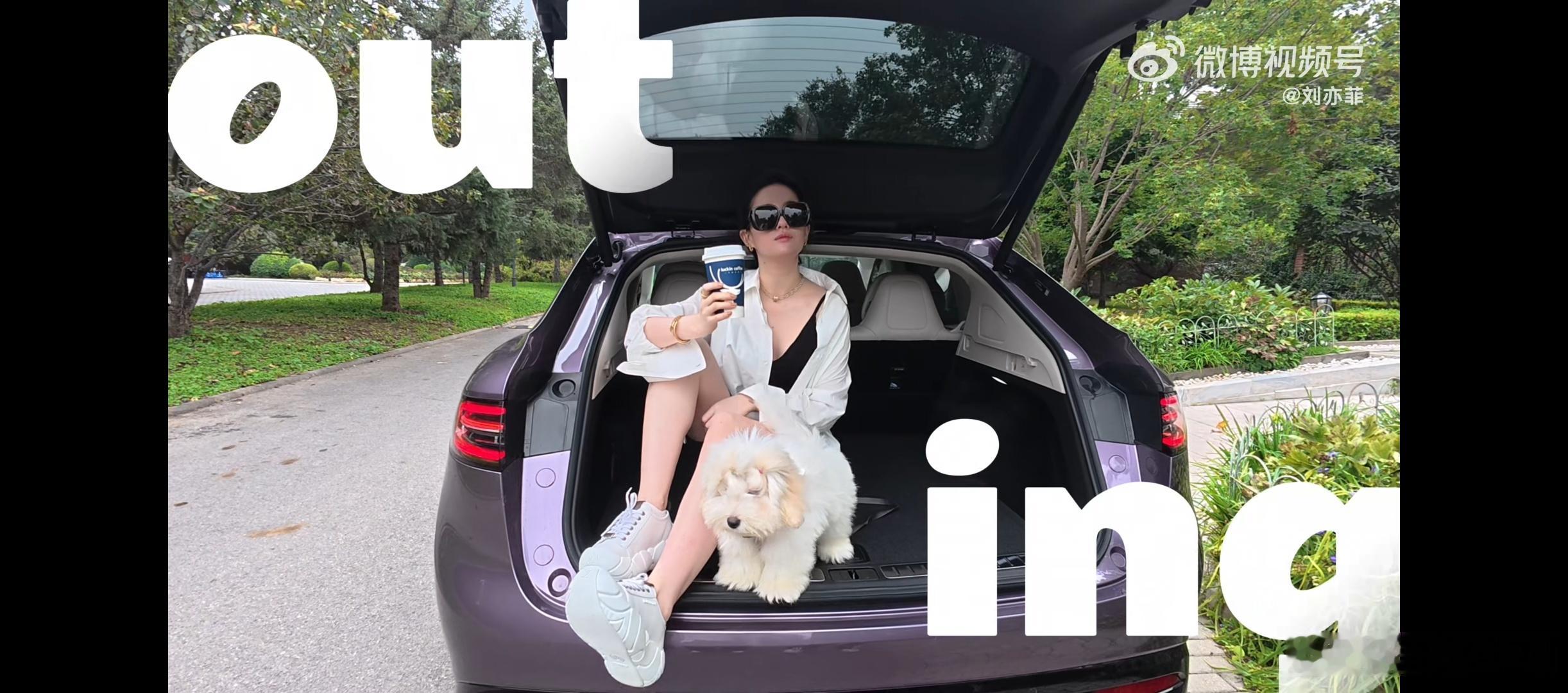 刘亦菲新的一年vlog神仙姐姐是真好看啊！还带小勾出门露营，仙气飘飘！刘亦菲开