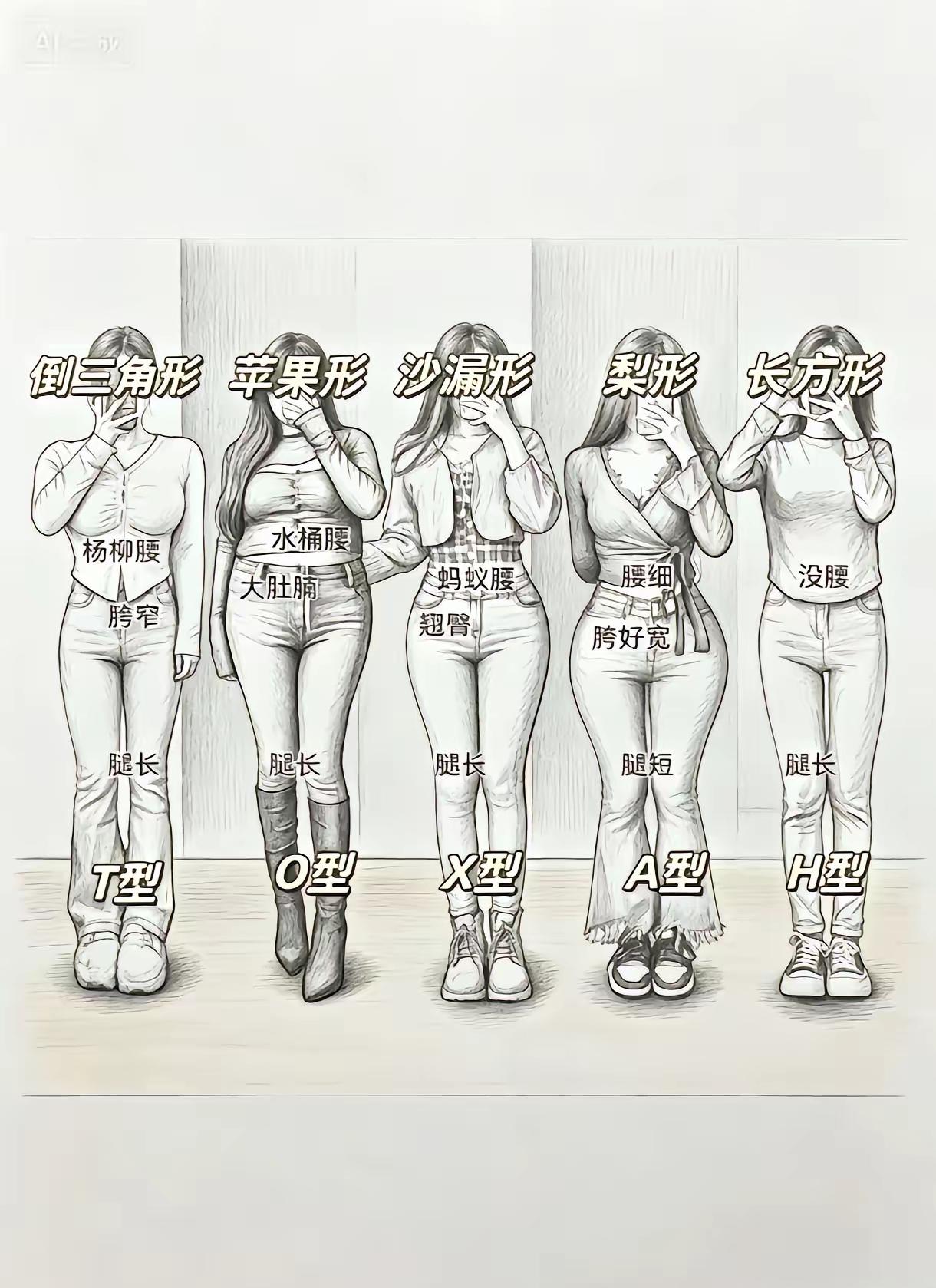 五位女生，直觉告诉我，哪位符合你的审美？