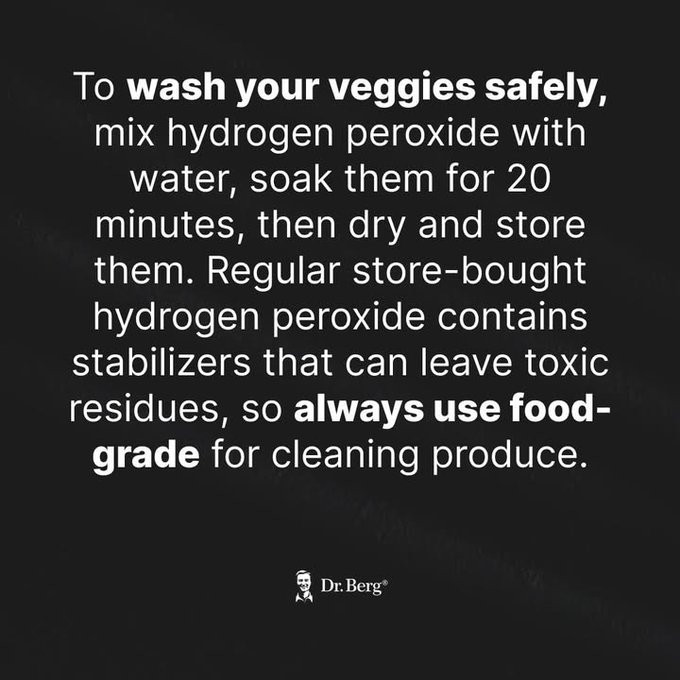 什么是最好的无毒蔬菜清洗剂？简短的答案是过氧化氢。但是，我们来谈谈原因。过氧化氢