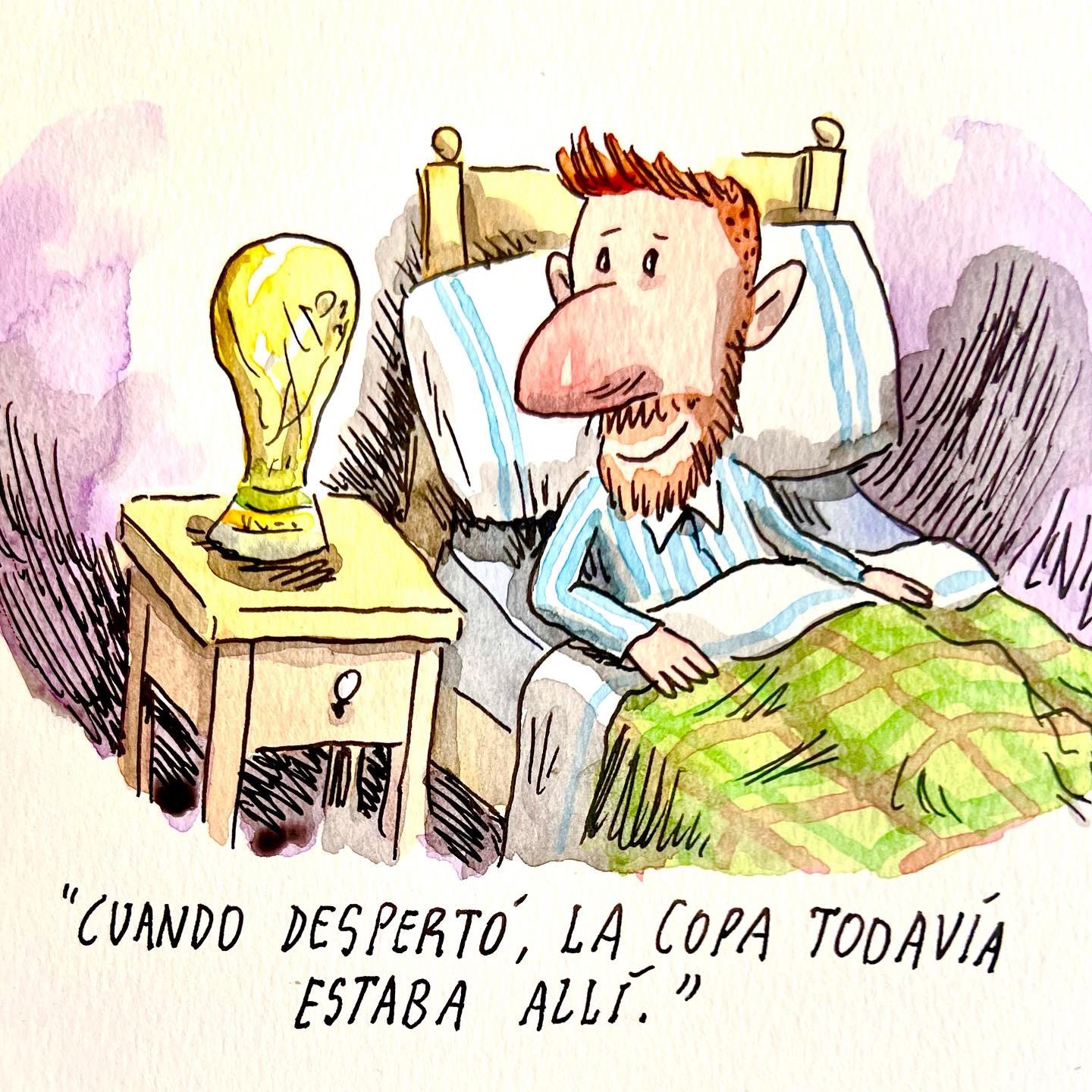 ❤✅阿根廷国宝级当代插画师、漫画家里尼尔斯（Liniers）：配图1帖文：No