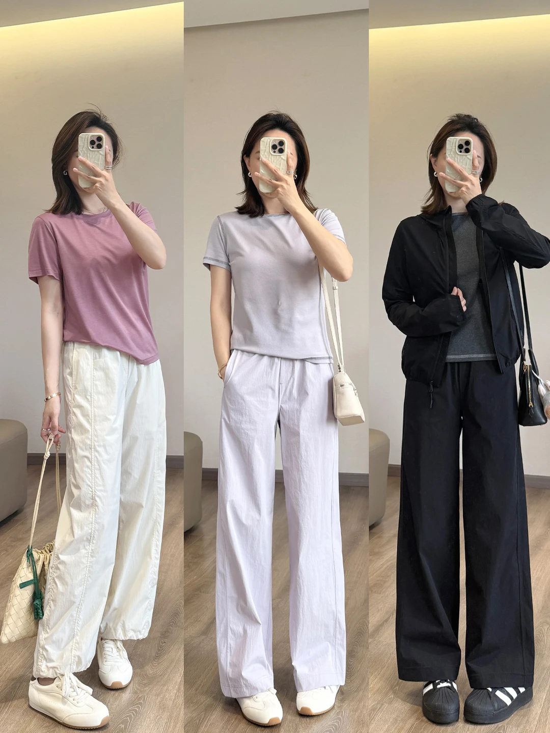 五一出游可以穿的 简约防晒阔腿裤！！