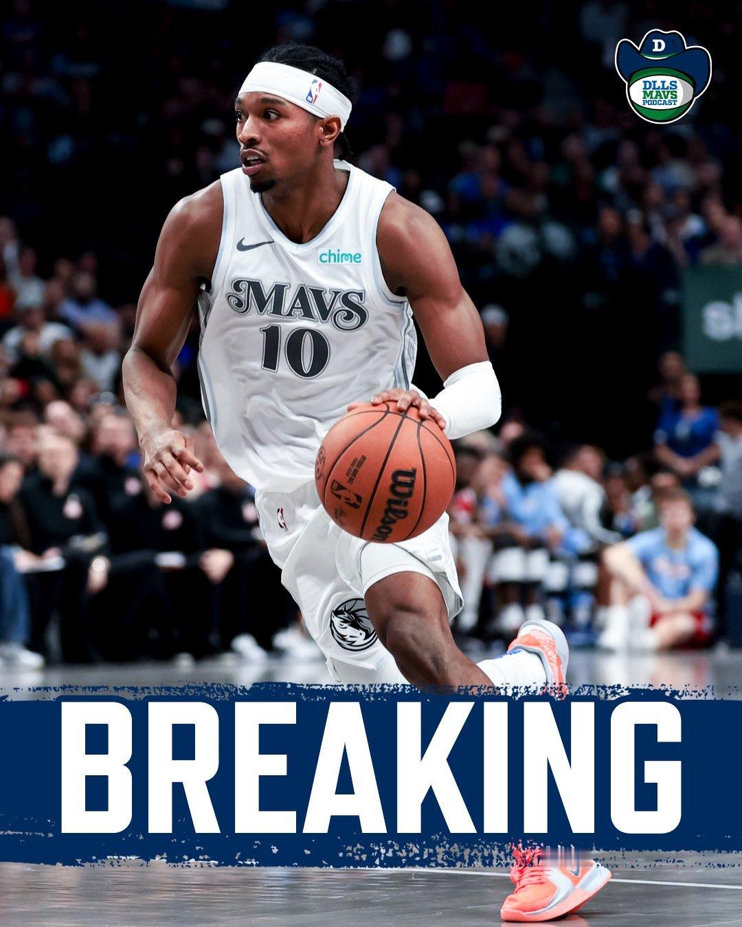 dllssports：独行侠后卫布兰登·威廉姆斯于当地时间上周六在达拉斯-沃斯