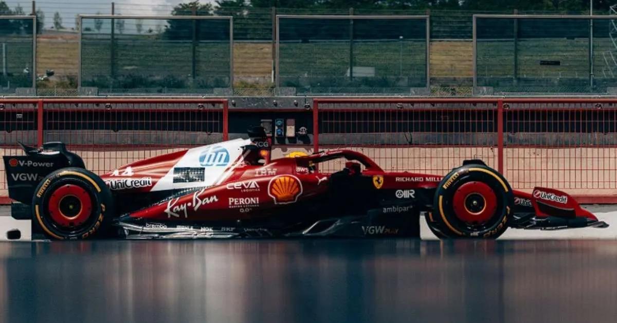 #f1#法拉利穆杰罗测试，SF-25悬架到底发生了什么变化。正如计划的那样，