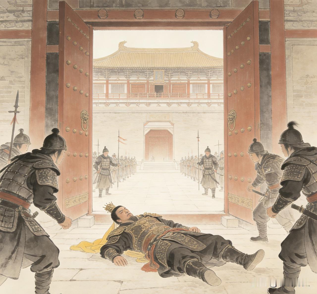 926年，邺都兵变，唐庄宗李存勖派李嗣源去平叛。结果李嗣源到了前线，被叛军和部下