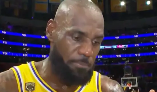 NBA季后赛后勒布朗-詹姆斯接受了记者采访：“我不想透露我在场上观察到的战术部署