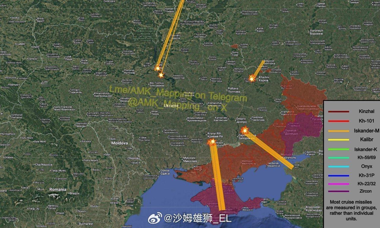 乌克兰说是基辅恢复供暖了，于是俄军又猛砸了一轮“伊斯坎德尔”导弹当地时间1月1