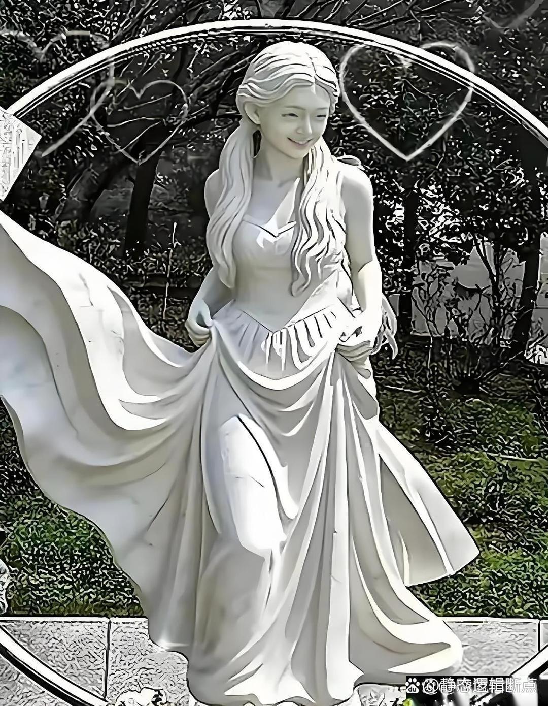 网友们改的大S雕像太美了吧，这才是她最美的样子，你们觉得呢？​​​