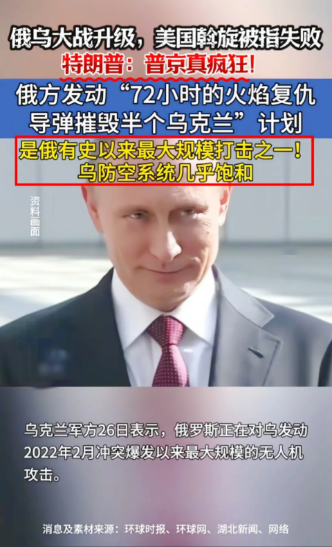俄罗斯要有麻烦了俄罗斯连续三天对乌克兰进行猛烈攻击，西方开始意识到俄罗斯的目