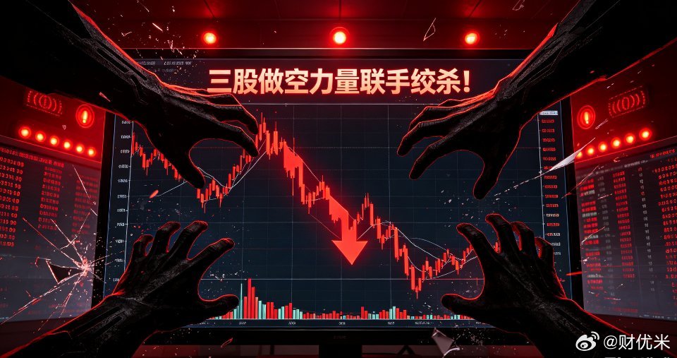 标题：三股做空力量联手绞杀！周五百点长阴真相，散户窝囊气该怎么解？A股股民太憋屈