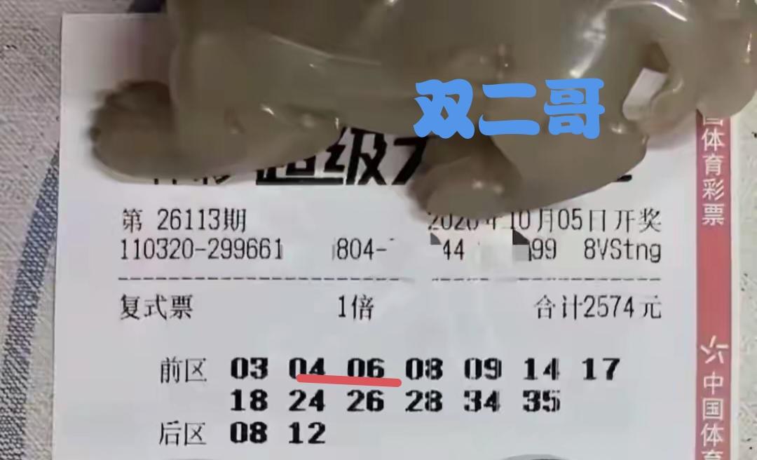 10月份的第一期体彩超级大乐透开奖结果出来了，一组以小号码02040610