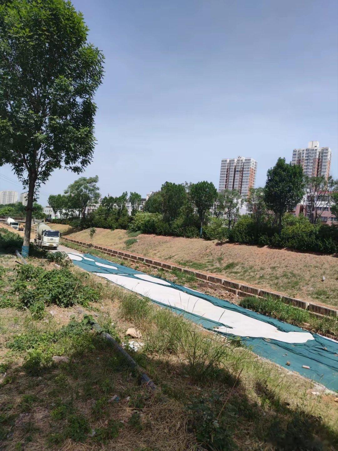 大洛阳洛阳涧西区的世纪工程秦岭防洪渠又开始动工了。至于为什么说“又”，