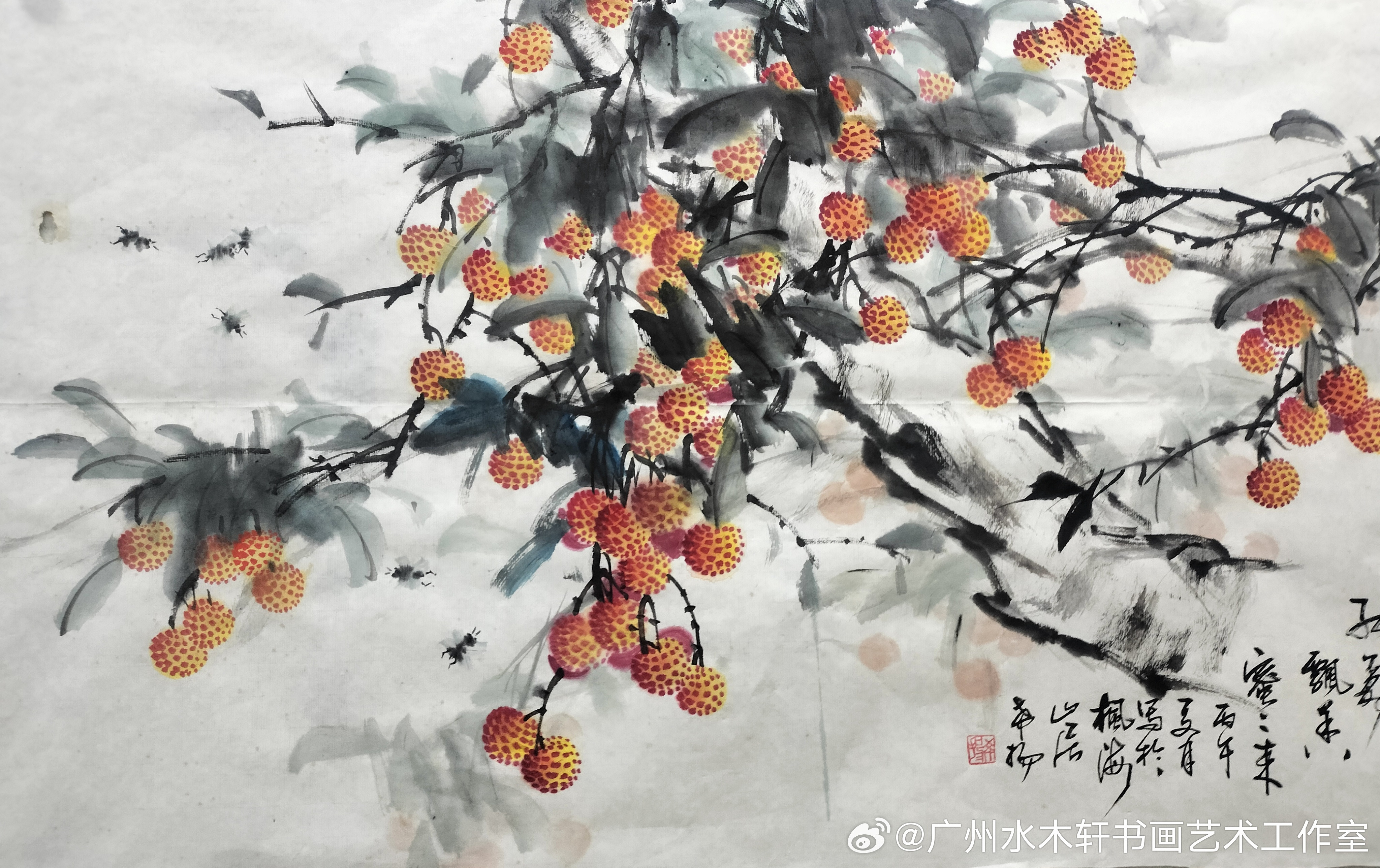 李希扬老师花鸟画作品欣赏。