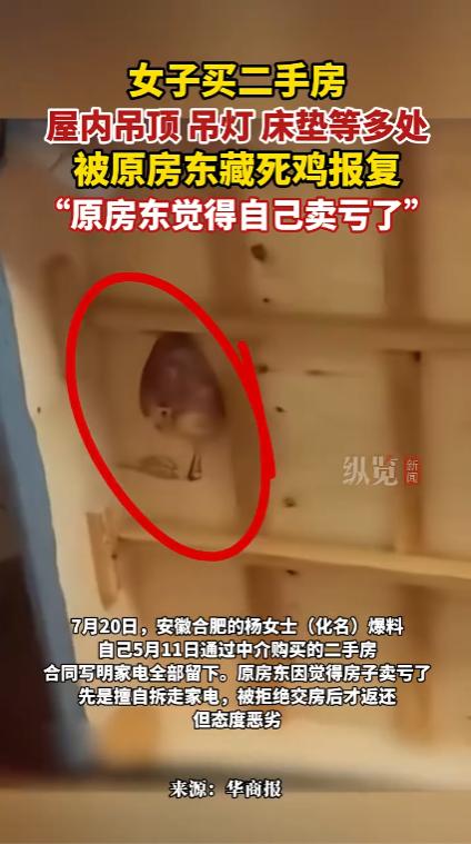 “太离谱了！”安徽合肥，女子买了一套二手房，可是签合同后房东认为卖亏了，心生怨恨