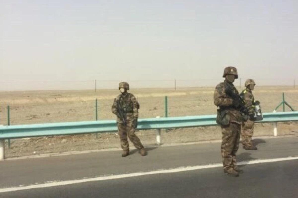 来源：当年的微博，现在找不到了。时间：2015年（应该是3月），地点：鄯善—库米