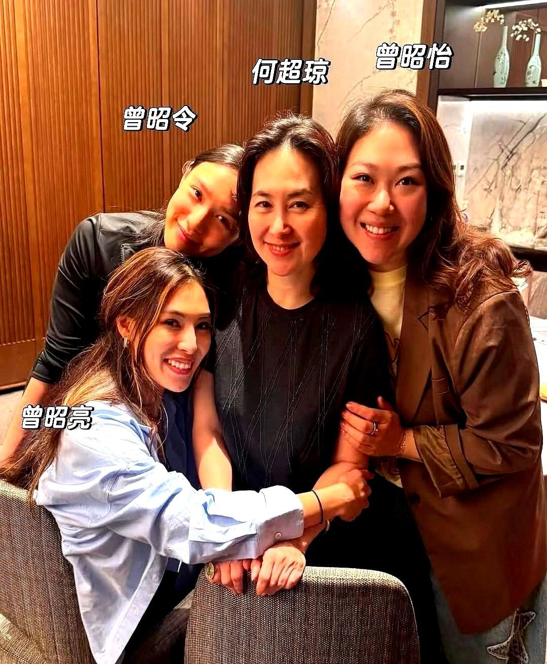 何超琼那张过年合照，手微微用力揽住干女儿的肩，这一下，比签几十亿合同的劲儿还大。