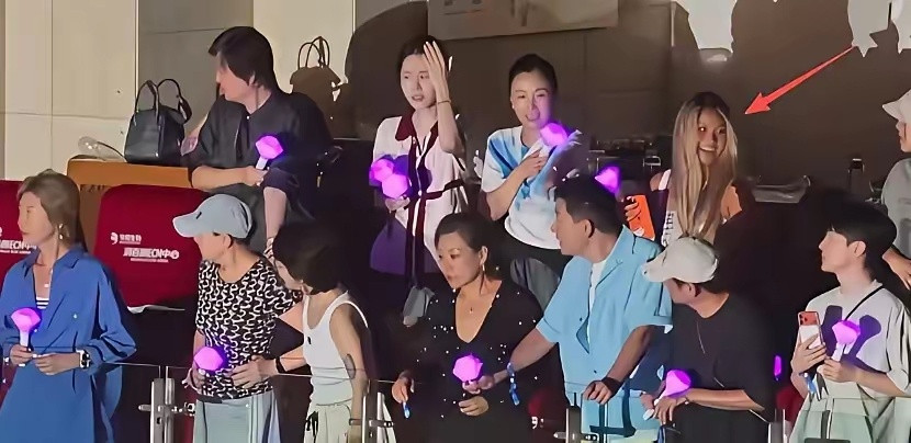 那英老公孟桐也去了演唱会现场，还跟王菲在同一个包厢，满头白发很低调。那英演唱会时，群星云集，王菲宋丹