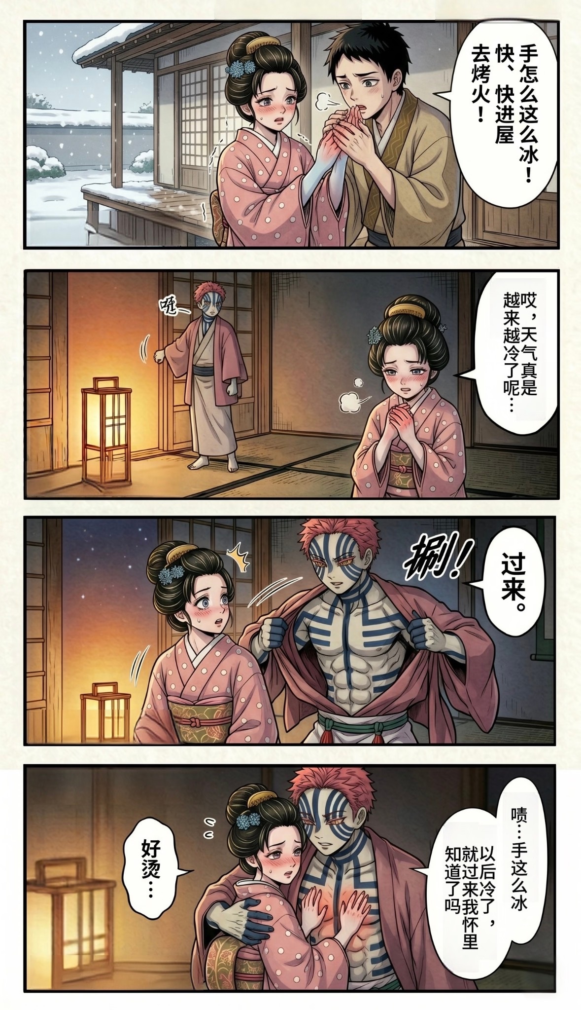 【鬼灭】全身上下没有一处不温柔的三哥🔥我们猗窝座大人也不是没有温柔的一面！！动