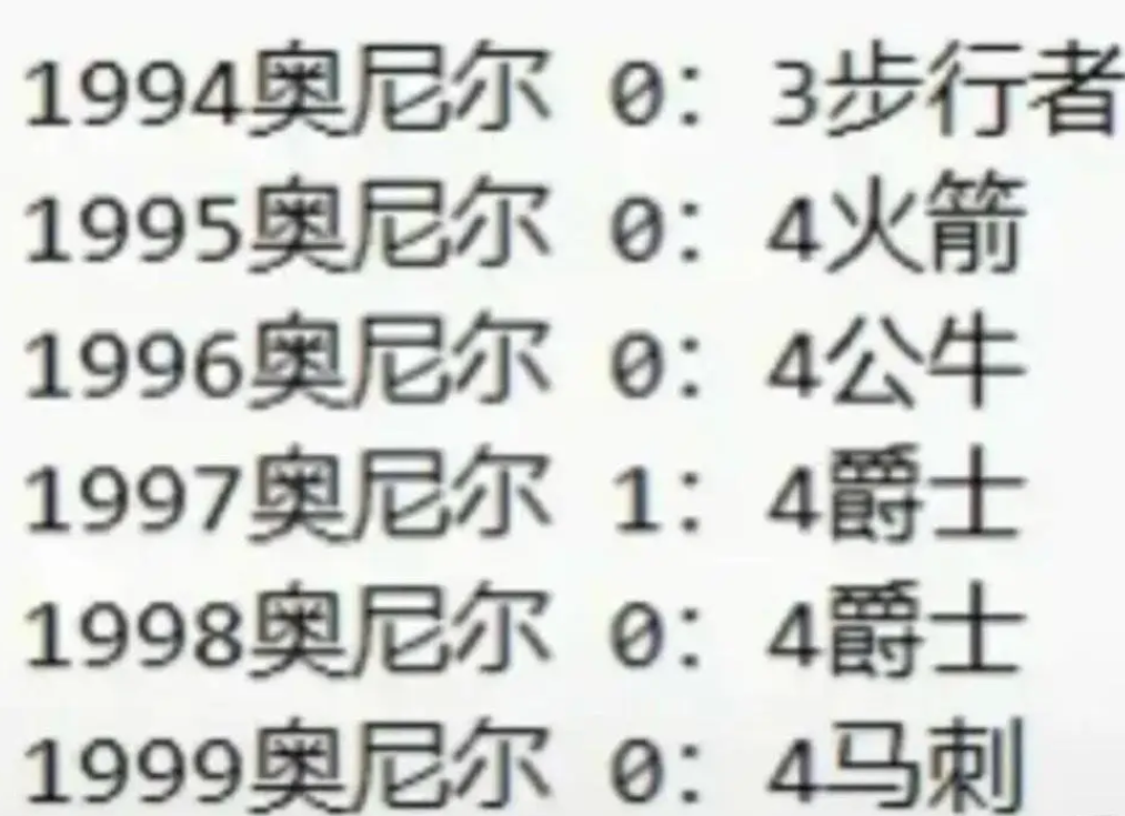 突然发现奥尼尔比想象中还要强，几次所谓的横扫都发生在幼年时期？这是奥黑的唯一
