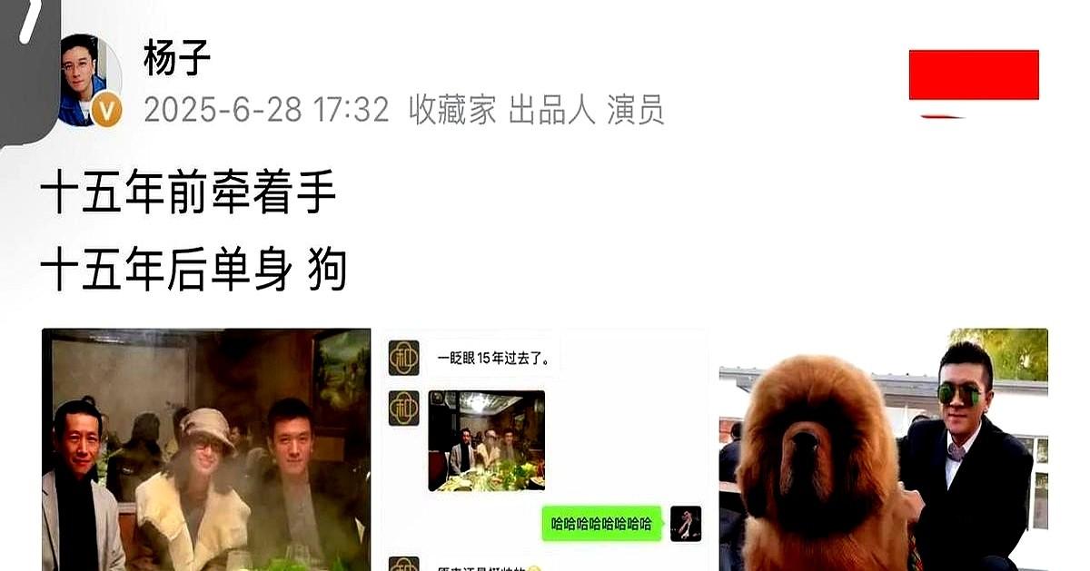 杨子，被网友猜中了。7月1日，50岁的杨子，冲上热搜，这一次，不是和黄圣依复