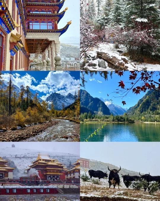 川西自驾浓缩版行程行程紧凑，五天开了七百多公里，平均每天開車3.5h🚗行