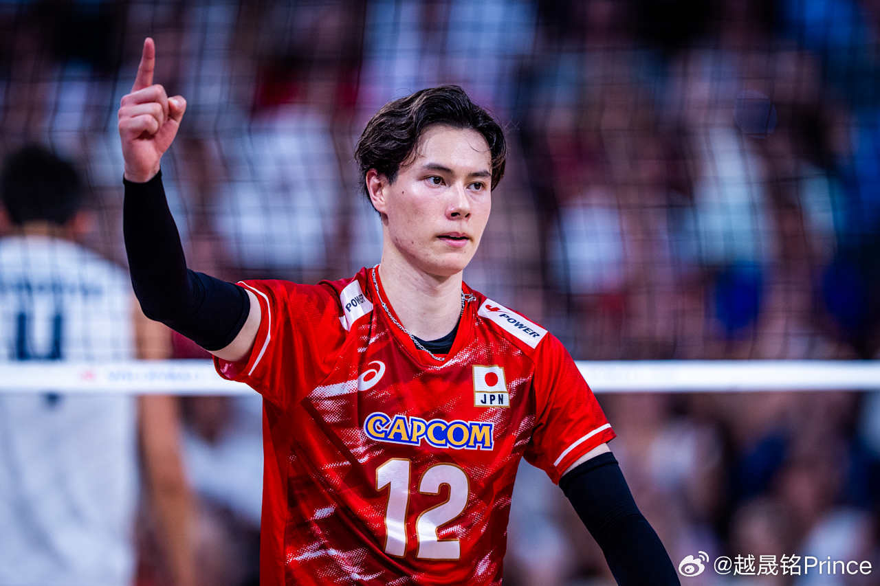 2026年世界男排联赛⭐️妥妥的日本一哥——日本队3比2击败美国队的比赛中，