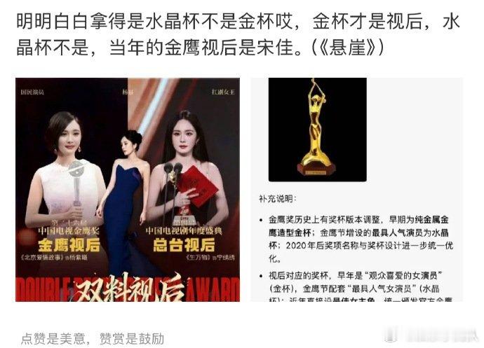 白玉兰官方打假了杨幂的金鹰视后白玉兰官方打假杨幂的金鹰视后看到不少人说白玉兰场刊