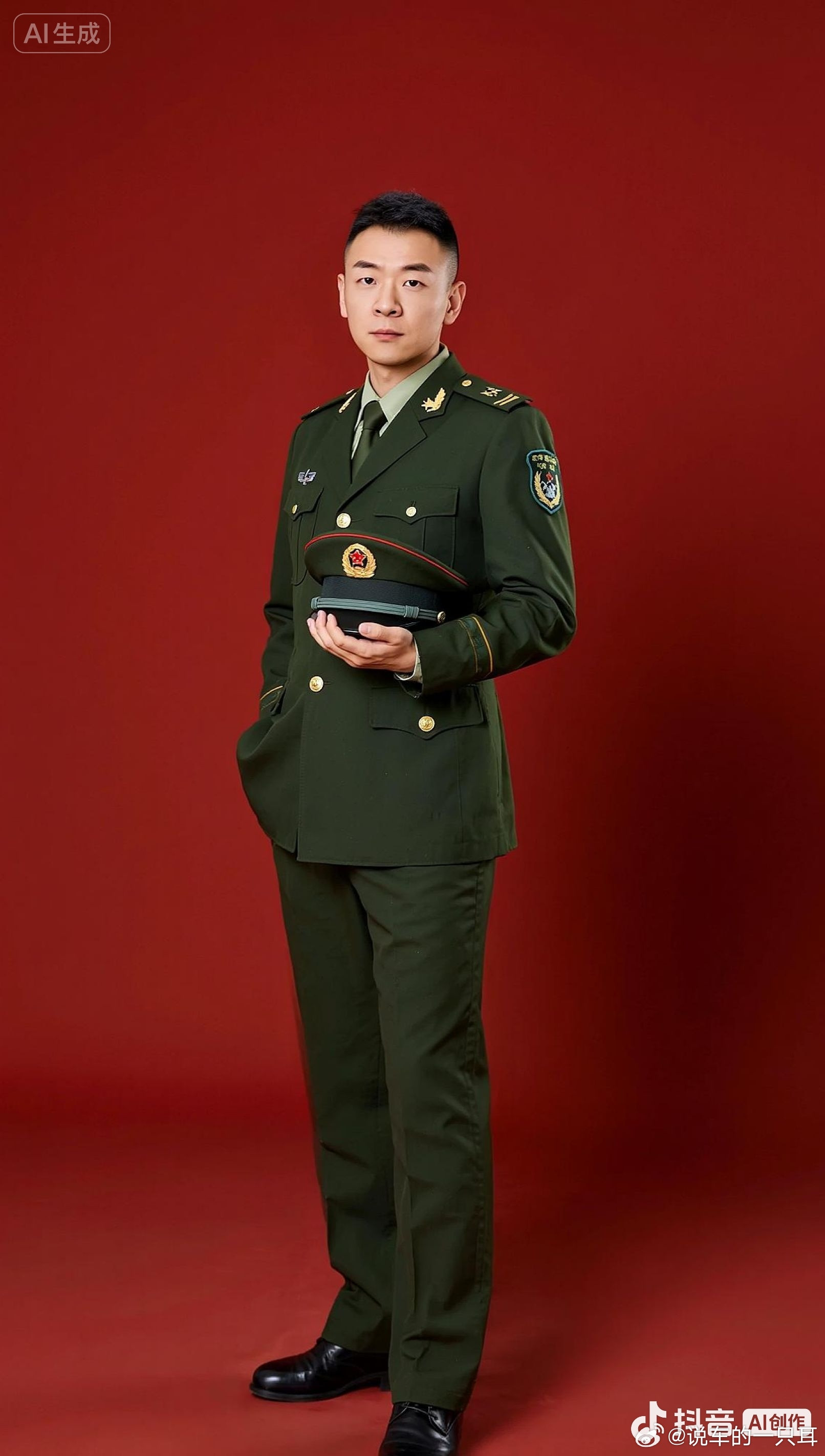 全宇宙最好看的服装。中国人民解放军军装。