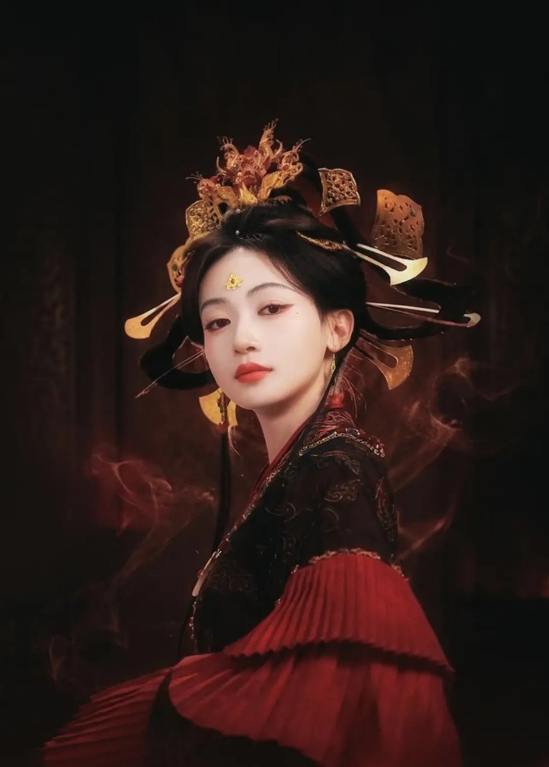 这俩看不出来居然差快十岁，吴谨言都生娃了。​​​