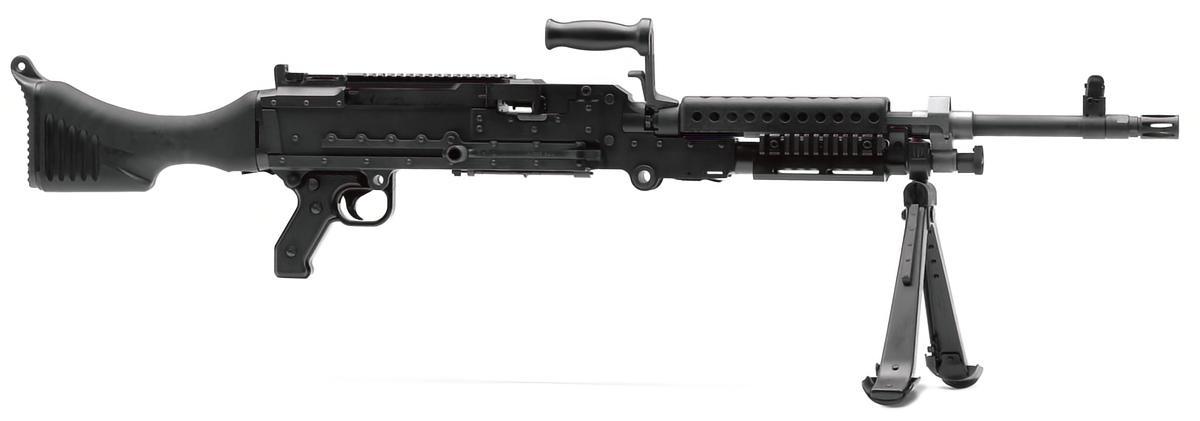 每天认识一件兵器M240通用机枪M240是美国军队对比利时FNMAG通用机枪