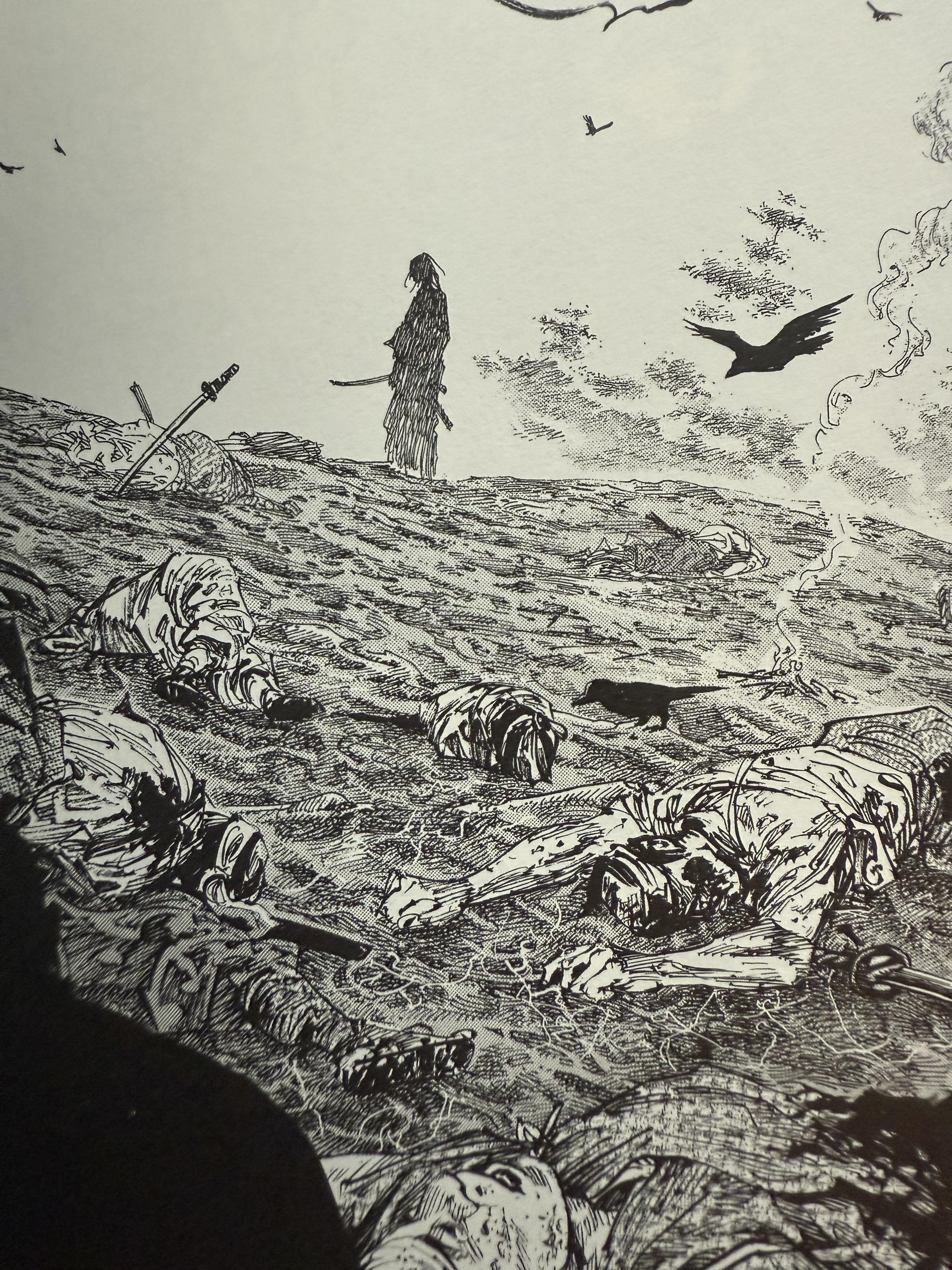 漫画家的一格漫画都是小时为单位计算。漫画家耗费大半辈子画的漫画，几天就...