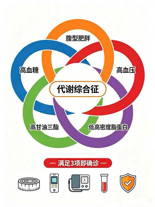 比“三高”更可怕的“代谢综合征”，正在疯狂收割年轻人！代谢综合征不是单一疾病