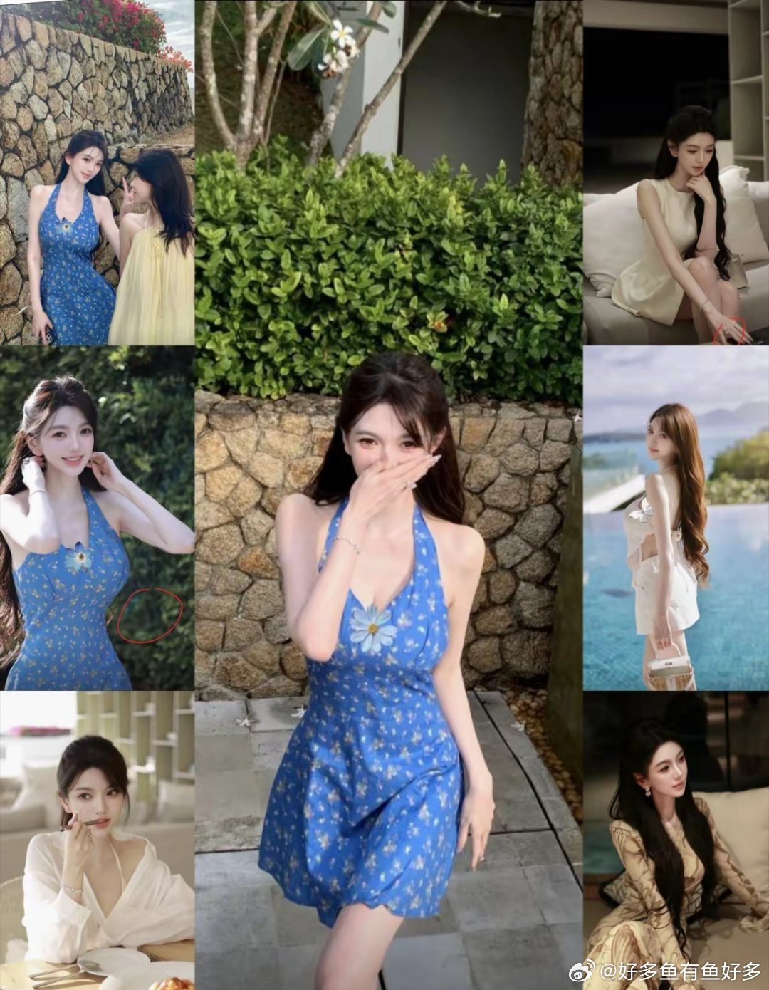 黄晓明前女友叶珂在妇女节大秀身材晒出好几组照片而且每一套造型中，都带着一个戒指而