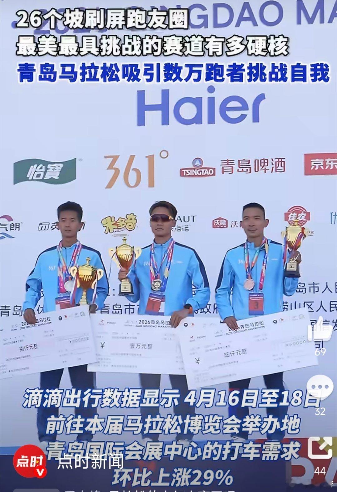 2026青岛马拉松中签率不足一成青马报名人数较上届暴涨40.8%青岛马拉松这