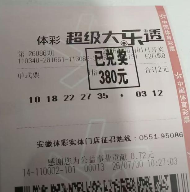 4+1彩友已泪流满面：虽然奖金光速到账且收获大大翻倍，但该票只差前区1码就是二等