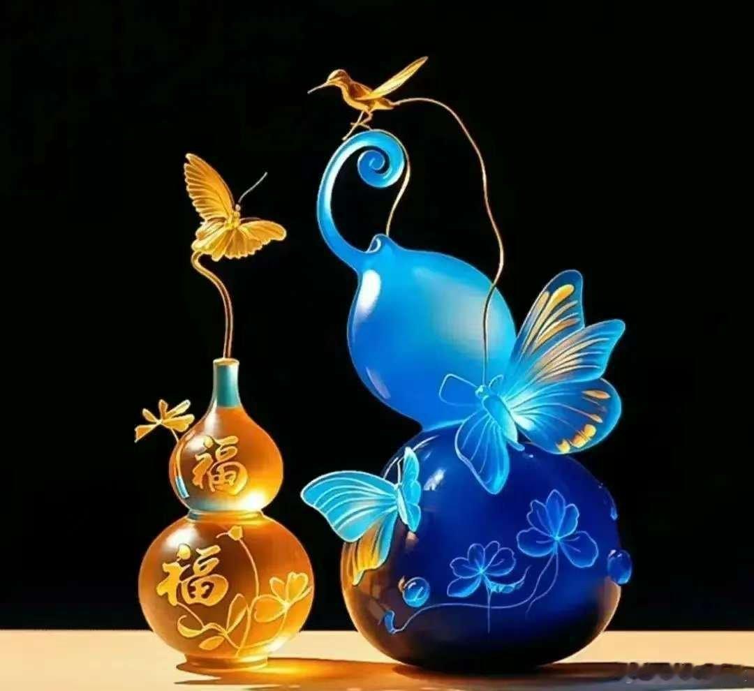福禄寿喜·锦上添花·吉祥富贵葫芦头像壁纸～​​​