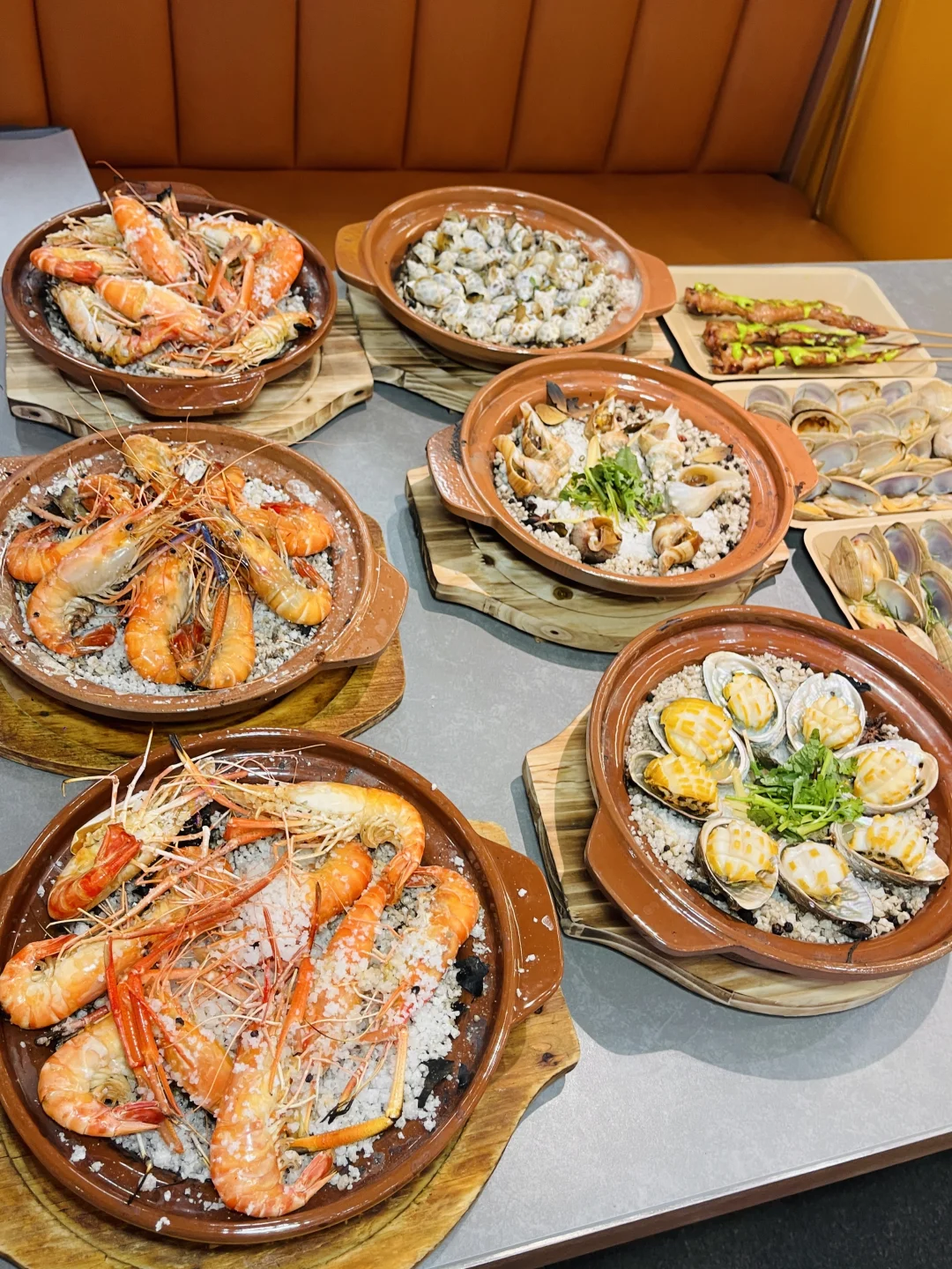在花都吃到坠好吃牛逼的盐焗海鲜🦐