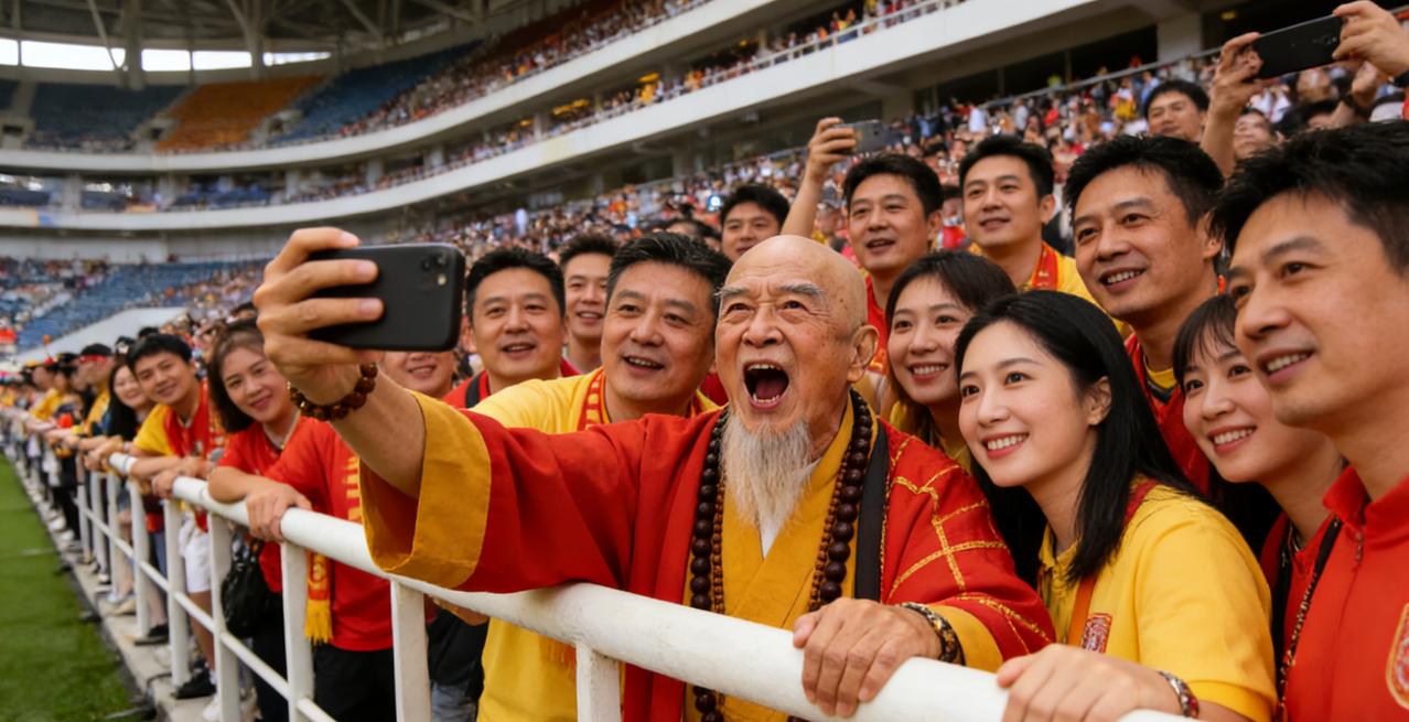 鸠摩智现长沙！71岁李国麟狂追湘超决赛，港星与草根足球的双向奔赴2025年