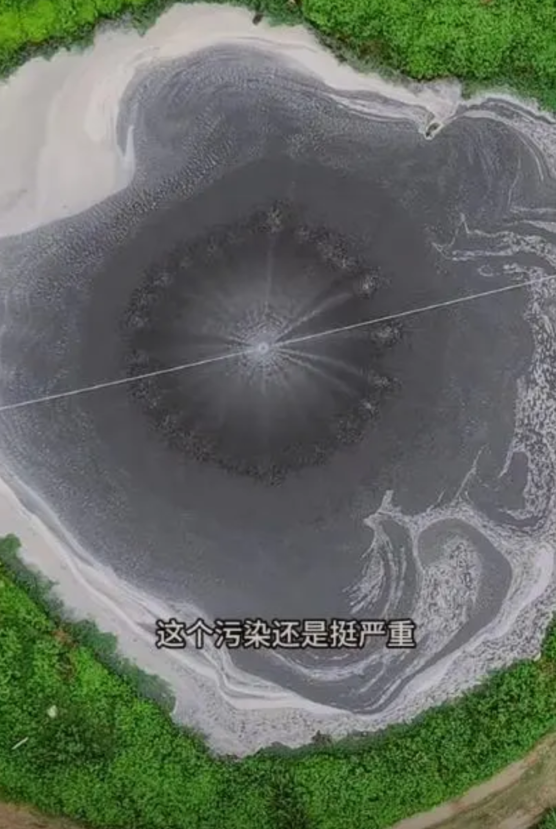 广西来宾一山中水塘呈酱油色有臭味？生态环境局回应极目新闻记者唐佳燕6月3日