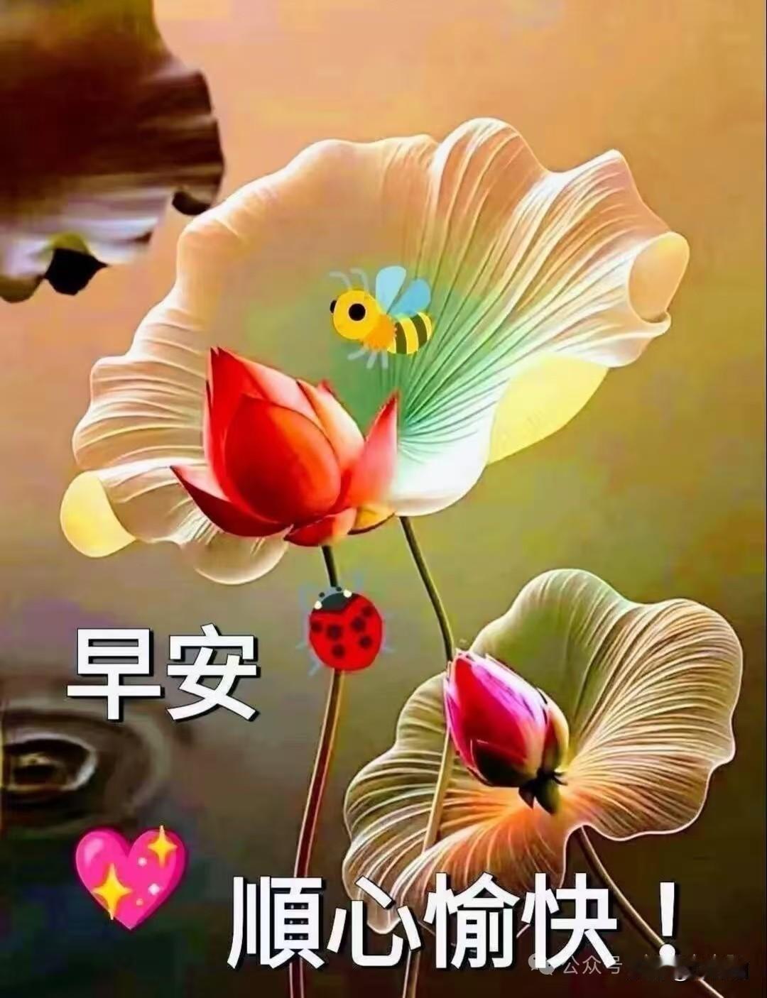 [比心]早安心语[比心]晓浪轻拍白浪滩，金晖漫洒防城湾。风牵岸柳摇清露，霞