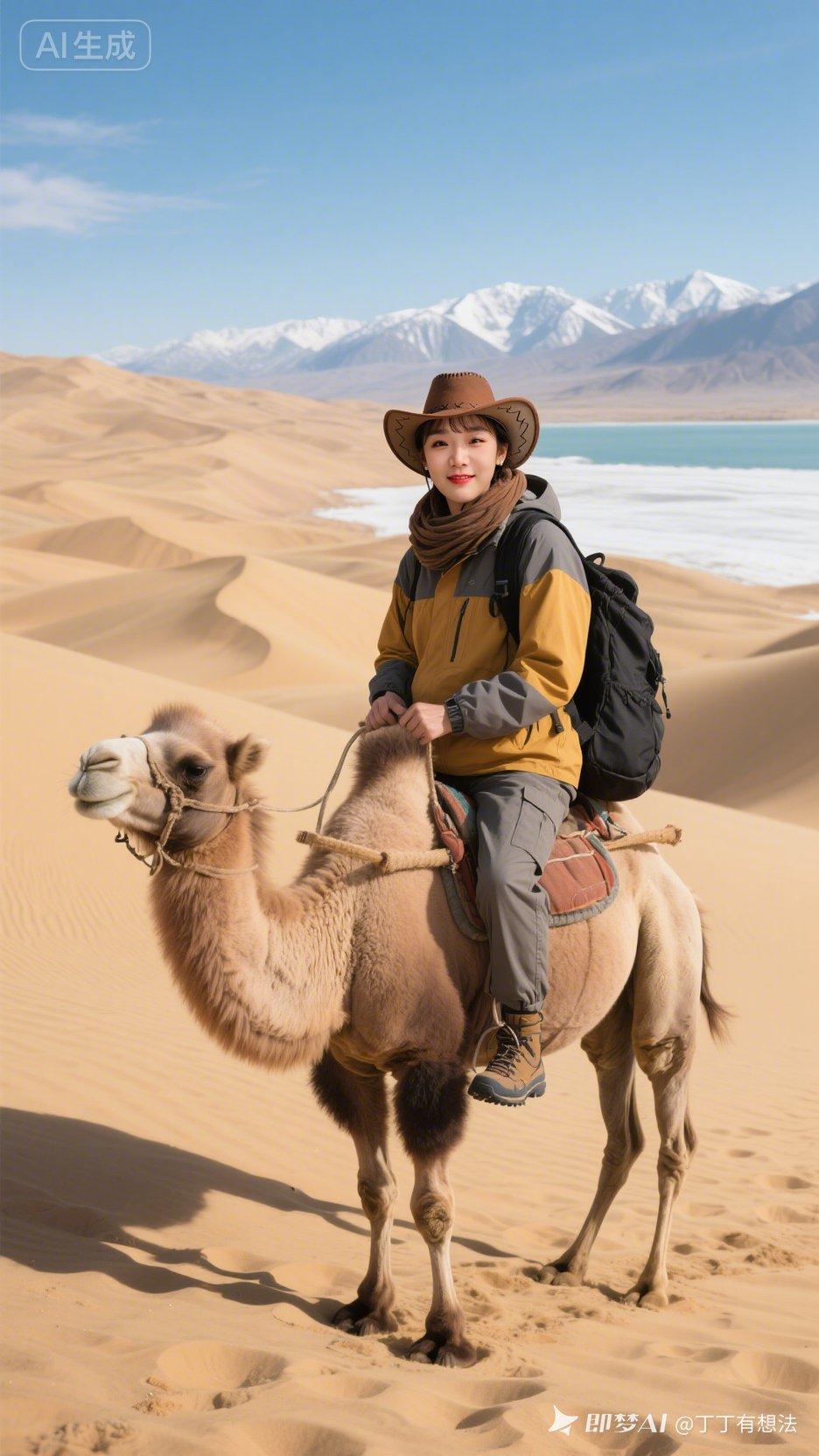 沙漠骑骆驼，探索大漠之美！🏜️🐫