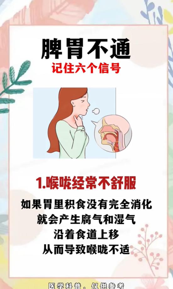 脾胃不通有哪些信号？对照看看你中招几个