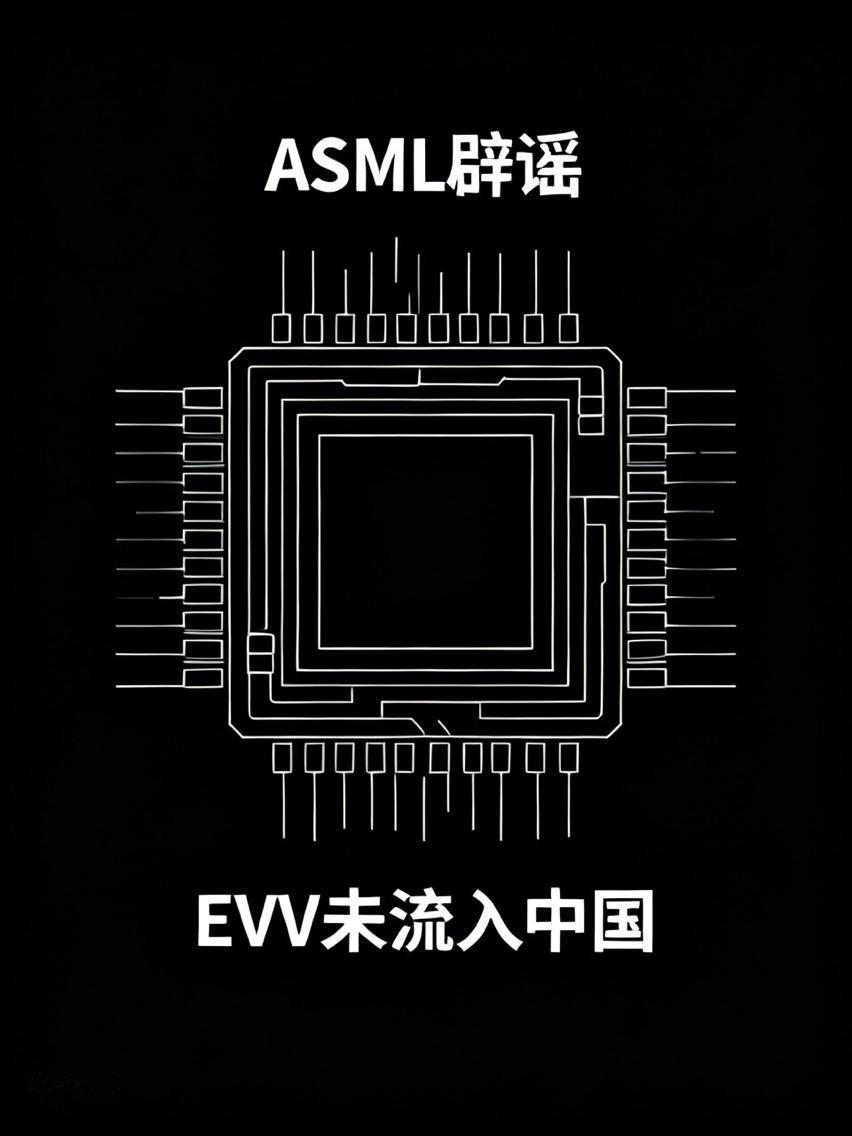ASML连夜辟谣"EUV流入中国"，但华盛顿那句'有迹象'，反而露了底德国之
