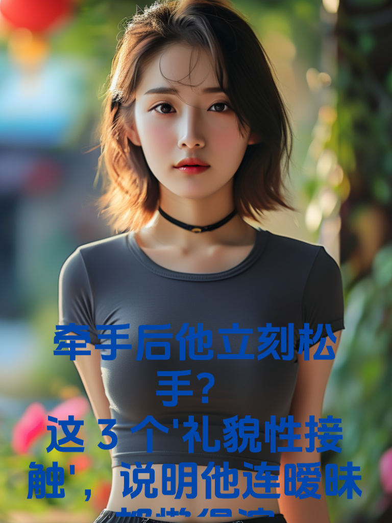 牵手后他立刻松手？这3个'礼貌性接触'，说明他连暧昧都懒得演